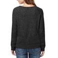 thumbnail image 2 of Buffalo David Bitton Womens Crew Neck Long Sleeves Sweatshirt , Light Pink , XXL, 2 of 2