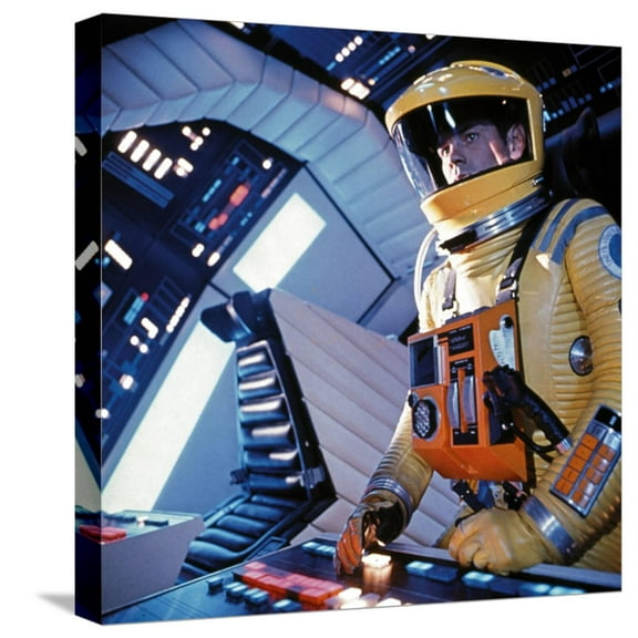 Art.com 2001: A Space Odyssey, Gary Lockwood, 1968 Stretched Canvas Print Wall Art, 16" x 16"