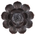 thumbnail image 2 of Soporte de incienso de palo de cobre, quemador de incienso de cono, receptor de cenizas, accesorios de fragancia para el hogar, 2 of 8