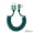 Green 2m, variant on 120W Fast Charge Type-C Cable, 90-Degree Right Angle Coiled USB-C to USB-A Braided Charging Cord for Gaming, Car