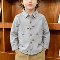 thumbnail image 6 of 3-4T Toddler Boy's Shirt Long Sleeve Cute Graphic Top Fall Winter Clothes Outfit for 12 Months 2T 3T 4T 5T 6T 7T 8T Kids School Casual Daily, 6 of 7