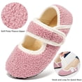 thumbnail image 3 of Ecetana Women's Fuzzy Mary Jane House Slippers with Adjustable Strap, 3 of 7