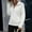 White, variant on Baqcunre Sweaters For Women Knitted Turtleneck Solid Color Women'S Knitwear Zipper Sweater Women Cardigan For Women Fall Outfits For Women 2023 Beige L