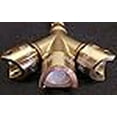 thumbnail image 3 of BoatPlugLight.com Yknot3-BRASS LED Boat Drain Plug Light New Triple Head Design! 3000 LUMENS! (Green), 3 of 4