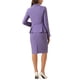 thumbnail image 3 of Conjunto de falda de 2 piezas para mujer INSPIRE CHIC, blazer peplum, falda lápiz de cintura alta, atuendo de trabajo, L color púrpura oscuro, 3 of 6