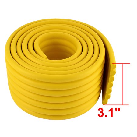 edge corner protector cushion bumper guard desk yellow table