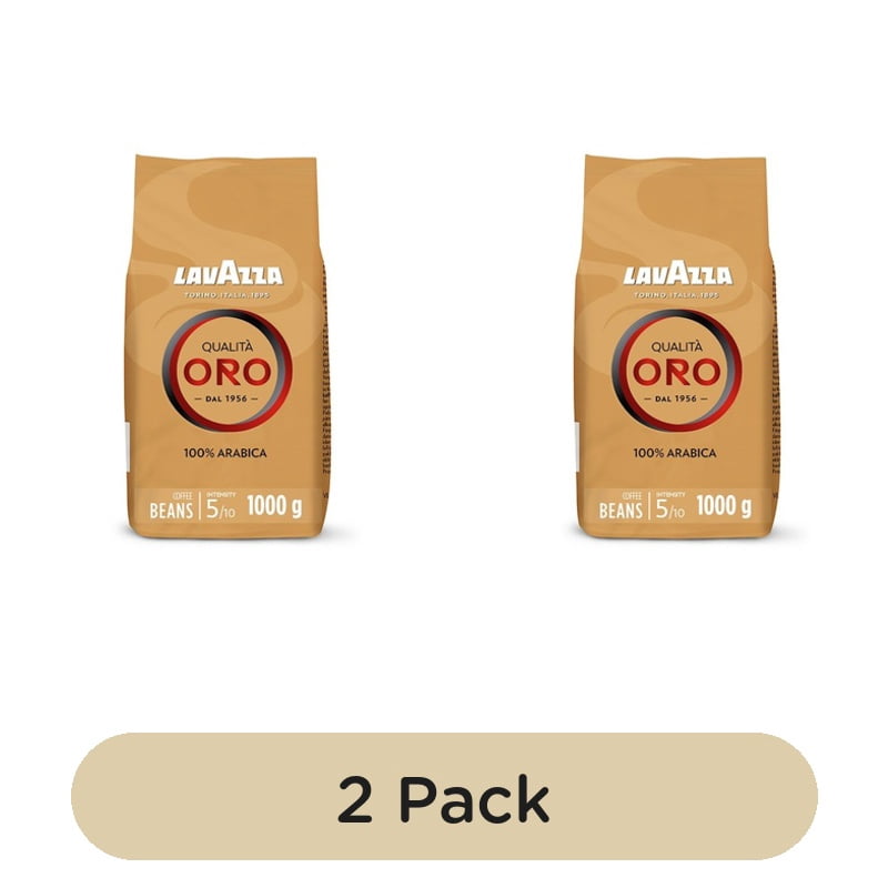 Lavazza Qualita Oro Coffee Beans 1kg, British Import (Pack of 2)