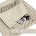 thumbnail image 4 of FORJOE Beach Bag for Women Mesh Tote Bag Foldable Shoulder Handbags with Zipper Pocket for Vacation, 4 of 6