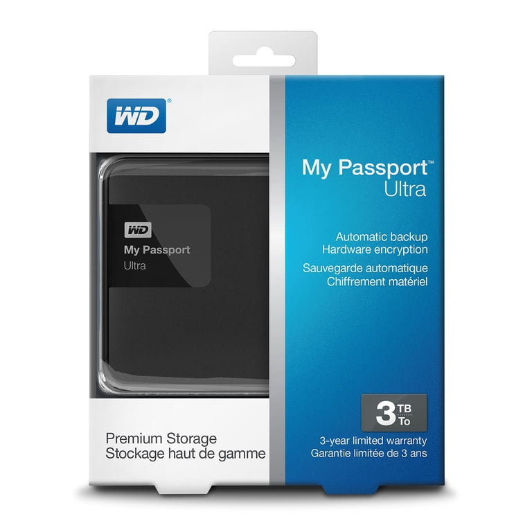 Western Digital My Passport Ultra 3 Terabyte Portable External