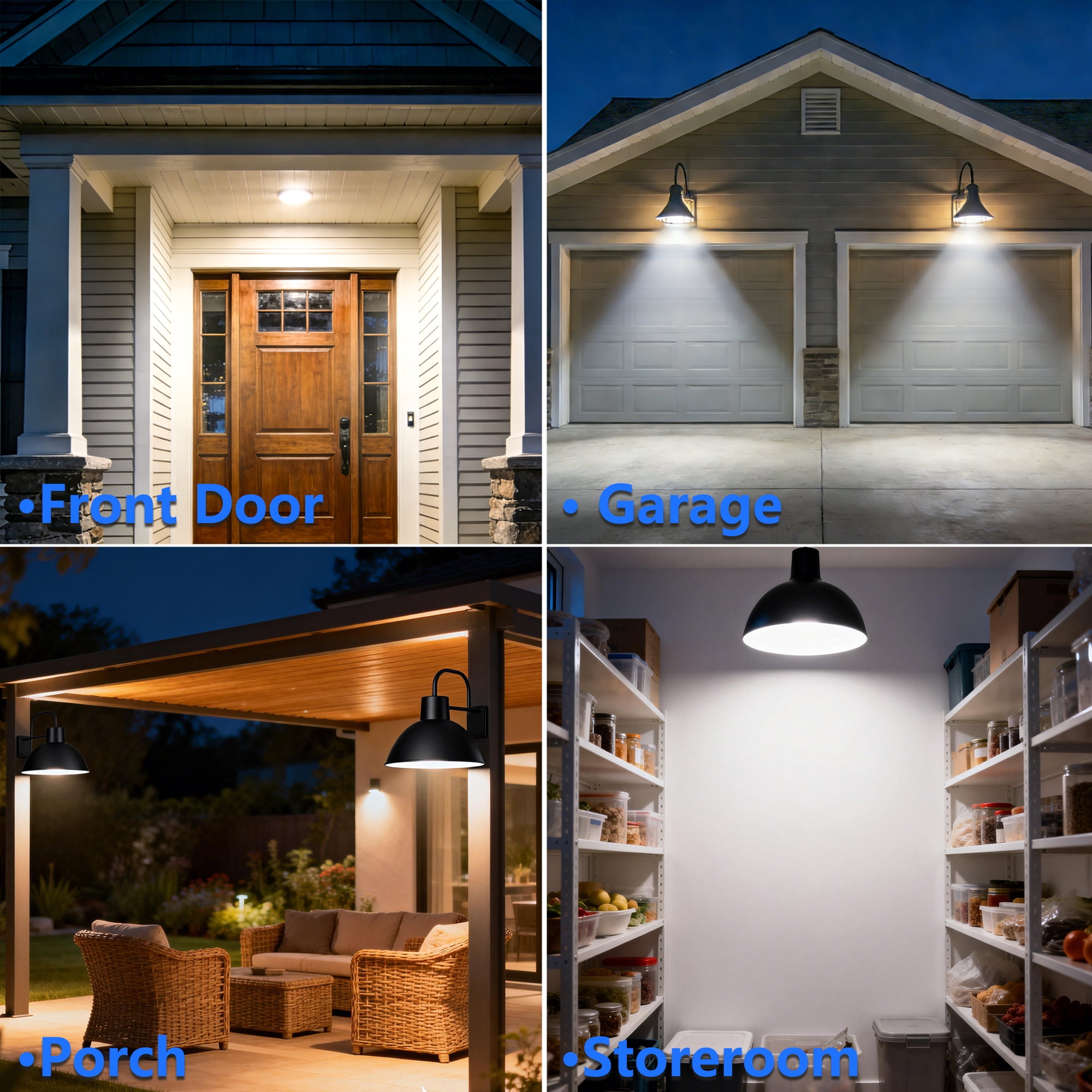 Dusk to Dawn Light Bulbs 9W (80W Equivalent) Auto On Off Bulb 3000K Warm White 800 LM,E26 Base Motion Sensor Light Bulb for Indoor Outdoor,10 Pack