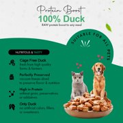 Chef Kitty Duck Freeze Dried Treats for Cats and Dogs, 3 oz