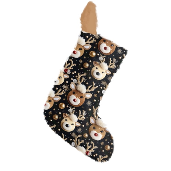 JIhuahe Christmas Stocking Ornaments for Tree Decoration Pendants, Festive Sock Hangings for Christmas Tree, Decorative Stockings for Christmas Home Decor,A