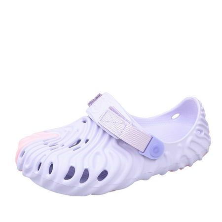 

Girls Clogs Garden Shoes Summer Lightweight Non Slip Hollow Out Beach Sandals For Children Kids