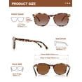 thumbnail image 3 of Gafas de Sol Polarizadas Bircenpro BC2110 UV400 para Mujer con Montura de Acetato, 3 of 5