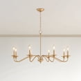 thumbnail image 4 of Millennium Lighting Inc Millennium Lighting Delvona 8-Light Chandelier in Modern Gold or Matte Black Modern Gold, 4 of 11