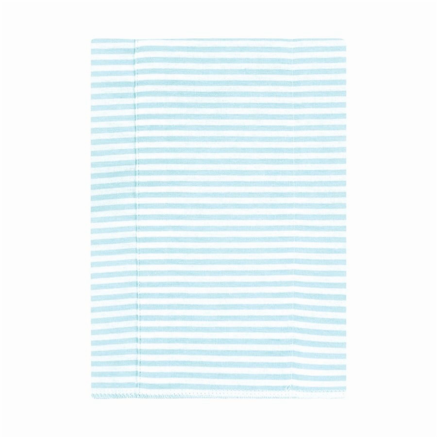 Hudson Baby Unisex Baby Cotton Poly Flannel Burp Cloths, Soft Teal Dino 4 Pack, One Size