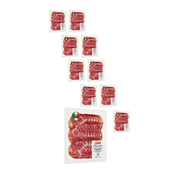Salumi Italiani Sliced Coppa Italiana, 4OZ, 10 Pack