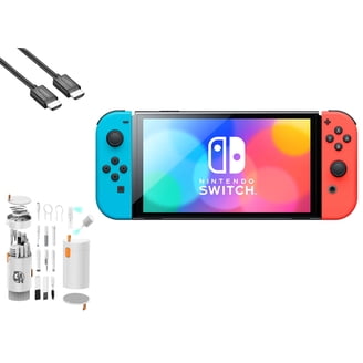 Pre-Owned Nintendo Switch OLED Model Neon Blue/Neon Red Set with