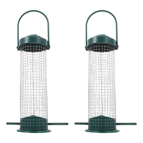 ACDANC Metal Hanging Bird Feeders for Outside - 2 Pack