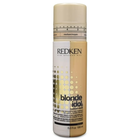 Redken Blonde Idol Custom-Tone Adjustable Color-Depositing Daily Treatment, 6.6 Fl Oz
