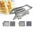thumbnail image 1 of French Fries Cutter Potato Cutter Stainless Steel Potato Slicer For Potatoes Carrots Cucumbers Grater with Container & Slice Cheese Holder Ice Chopper compatible with Machine Tortilla compatible with, 1 of 4