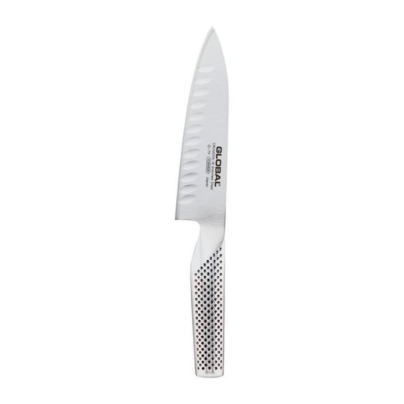 Global Couteau de Cuisine Cannelé, Longueur de Lame 6,5 Pouces