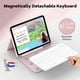 thumbnail image 4 of Funda con Teclado JKSML para iPad Air 10.9" 6ª Generación 2025 Rosa, 4 of 8