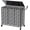 Grey, variant on Laundry Basket with Wheels, 115-142L Laundry Hamper 3 Section with Lid, Dirty Clothes Hamper with Removable Bags, Large Capacity Iron-Made Laundry Basket Organizer Laundry Sorter for Dorm