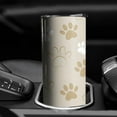 thumbnail image 3 of 20oz Dog Paw Footprint Skinny Tumblers Stainless Steel Tumbler with Lid and Straw,Vacuum Insulated Double Wall Travel Tumbler Cups with Cleaning Brush for Coffee,Tea, 3 of 6