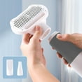 thumbnail image 4 of Nebwoak Portable Pet Cat and Dog Blow Drying Brush,Home Pet Blow Drying Comb,Plastic Does Not Fly Hairs,Moderate Wind Quickly Blow Dry Hairs, 4 of 5