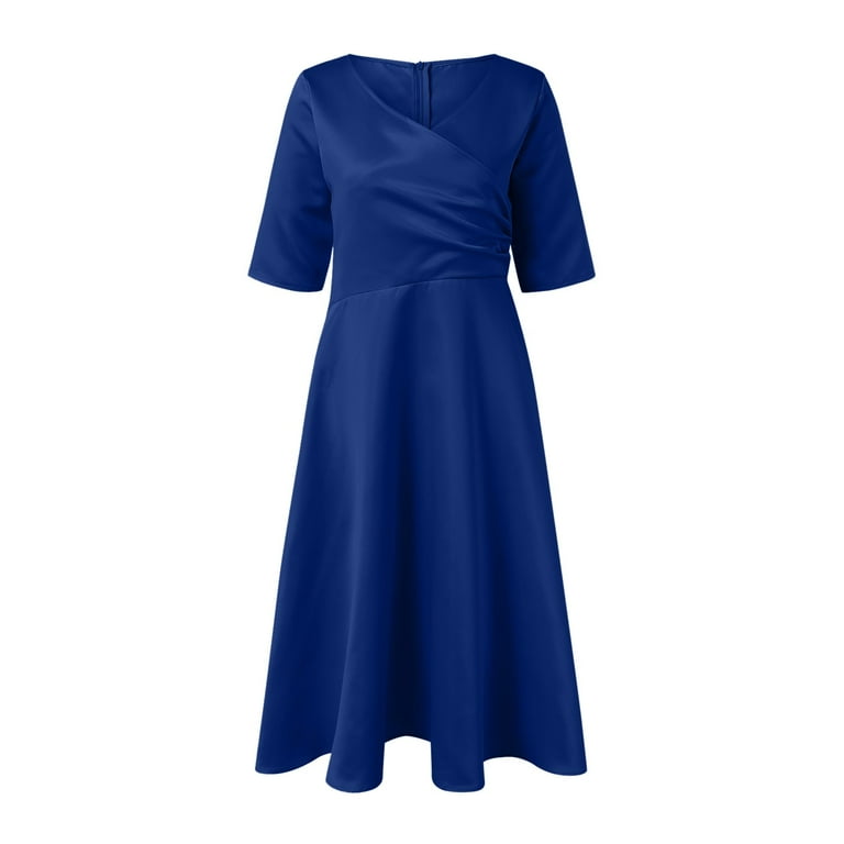 DondPO Midi Dresses for Women,Wedding Guest Dresses Mother Of The