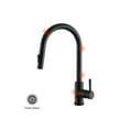 thumbnail image 3 of Elegant Kitchen & Bath FAK-306MBK Luca Single Handle Pull Down Sprayer Kitchen Faucet with Touch Sensor, Matte Black, 3 of 9
