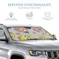 thumbnail image 3 of Fuzoiu Cartoon Owls Print Car Windshield Sunshade,Foldable Reflective Sun Visor,Windshield Sun Shade,UV Rays Sun Visor Shade,Auto Front Sun Shield Shade-Medium, 3 of 8