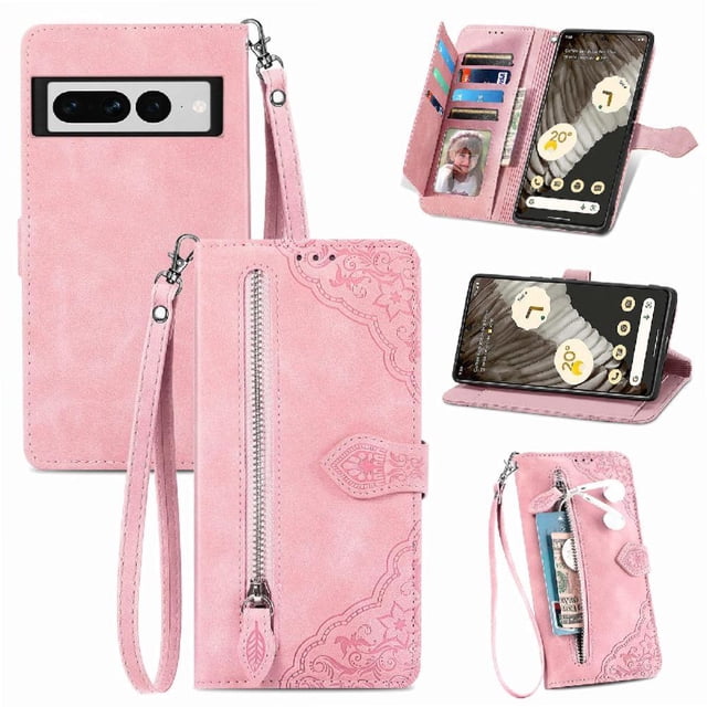 Wallet Case for GANGXUN Google Pixel 7 Pro with Shockproof, Stylish for Daily and Business Use