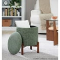 thumbnail image 4 of LumiSource Daniella Wood Storage Ottoman, 4 of 10