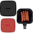 thumbnail image 3 of Air Fryer Silicone Baking Mats 2 Sizes Reusable Non-Stick For Microwave Oven Air Fryer Accessories, 3 of 4