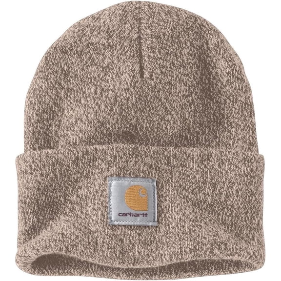 CFIOZYOS Men's Knit Cuffed Beanie, Sepia/Light Taupe, One Size at Amazon Men’s Clothing store