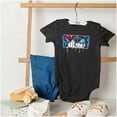 thumbnail image 4 of Cool Urban Papa Smurf Logo Drip Romper Boys or Girls Infant Baby Brisco Brands NB, 4 of 6