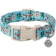 thumbnail image 1 of Collar para perro DOGWONG, azul, Papá Noel, algodón, XS S, 10-16 pulgadas, 1 of 6