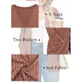 thumbnail image 6 of NISVIYA Women Plus Size Casual Sweaters Dressy Fall Winter Outerwear Coat Sweater Jacket Caramel, 6 of 7