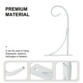 thumbnail image 3 of MasteelfCA 1Pc Wall-mounted Flower Rack Modern Balcony Hanging Hook Flowerpot Stand Pendant, 3 of 7
