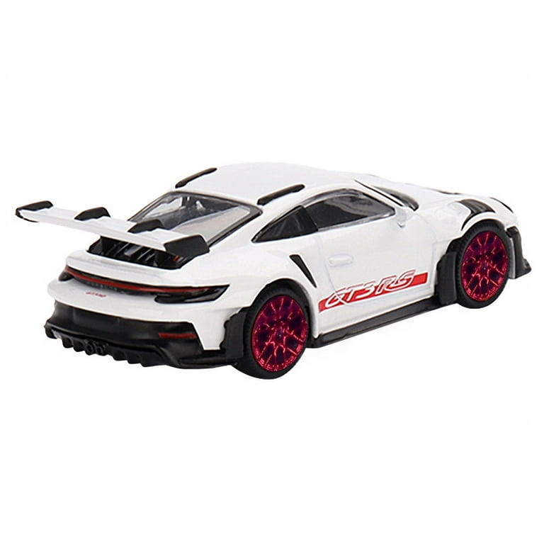 Mini GT Porsche 911 (992) GT3-RS - White with Pyro Red