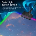 thumbnail image 2 of Large RGB Gaming Mouse Pad Led Glowing Mousepad Non-Slip Rubber Base 13 Light Modes 31.5x11.8 Hot Air Balloons Floating in Sky, 2 of 6