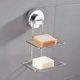 thumbnail image 4 of Jabonera Jabonera Acero inoxidable Doble ventosa para baño y ducha Vhermosa, 4 of 4