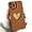Brown, variant on Cute 3D Love Heart Phone Case for iPhone 14 Pro 6.1 inch with Anti-Fall Lens Cameras Cover Protection Slim Dustproof Protective Cover Aesthetic Design for Women Girls, Black