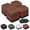 Brown 4 Pack-Two Layers 3 Inch, variant on Bedniture Risers 3 Inch Heavy Duty 4000 Lbs 4 Pack Black