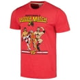 thumbnail image 2 of Men's Homage Heather Red WrestleMania X Shawn Michaels vs. Razor Ramon Tri-Blend T-Shirt, 2 of 3
