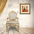 thumbnail image 3 of Rauscher, Michel 15x15 Gold Ornate Wood Framed with Double Matting Museum Art Print Titled - By The Fields, 3 of 4