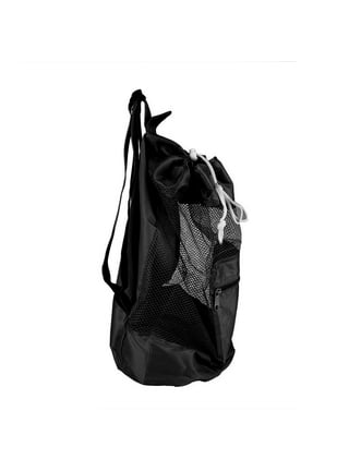 HSCGIN Small Mesh Bags 5pcs Black Nylon Mesh Drawstring Bags Durable Drawstring Net Bag Small Travel Stuff