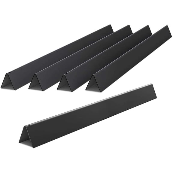 X Home 22.5-Inch Heavier Flavorizer Bars Replacement for Weber Genesis Silver Gold B&C & Spirit 300 Series (Side Control) | Porcelain-enameled 5-Pack,  Fits Spirit E-310 and More